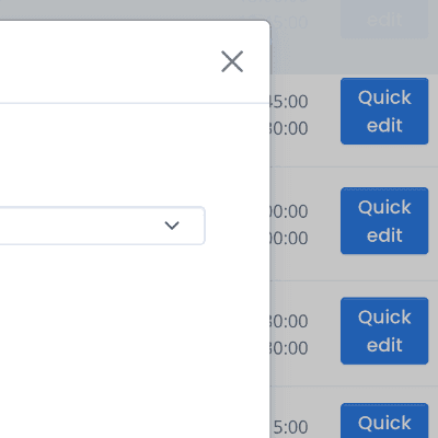 Submissions can be viewed at a glance and changes made within one page with real-time feedback. Quality assurance is completed with minimal clicks.